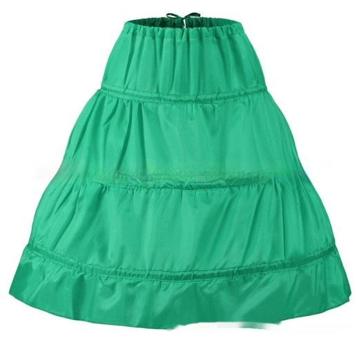 Solid Color Fashion Personalized Yarn-free Girl's Skirt