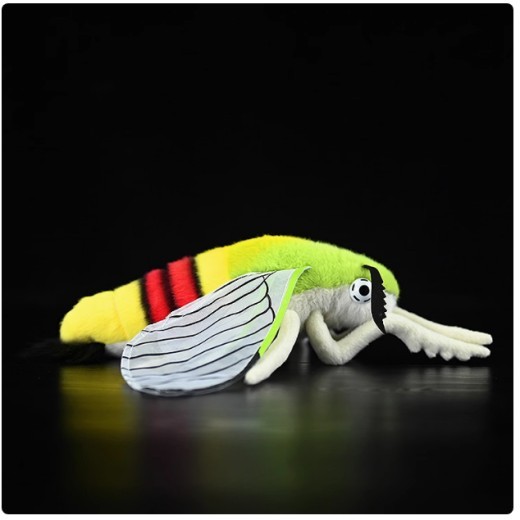 Simulated Coffee Winged Sky Moth Doll Plush Toy