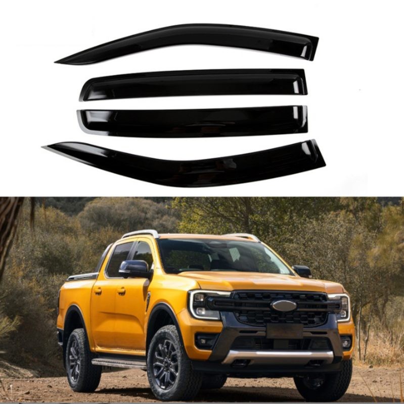 Ford Ranger Window Visors Deflectors Rain Guards