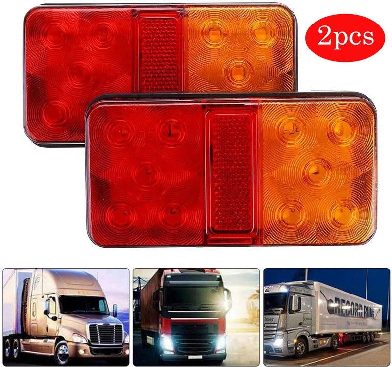 12V Led Trailer Tail Lights Truck Caravan Ute Boat Light