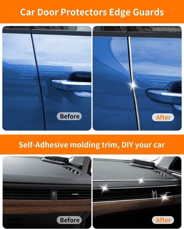 Car Chrome Styling Moulding Trim Strip 10mm x 5M