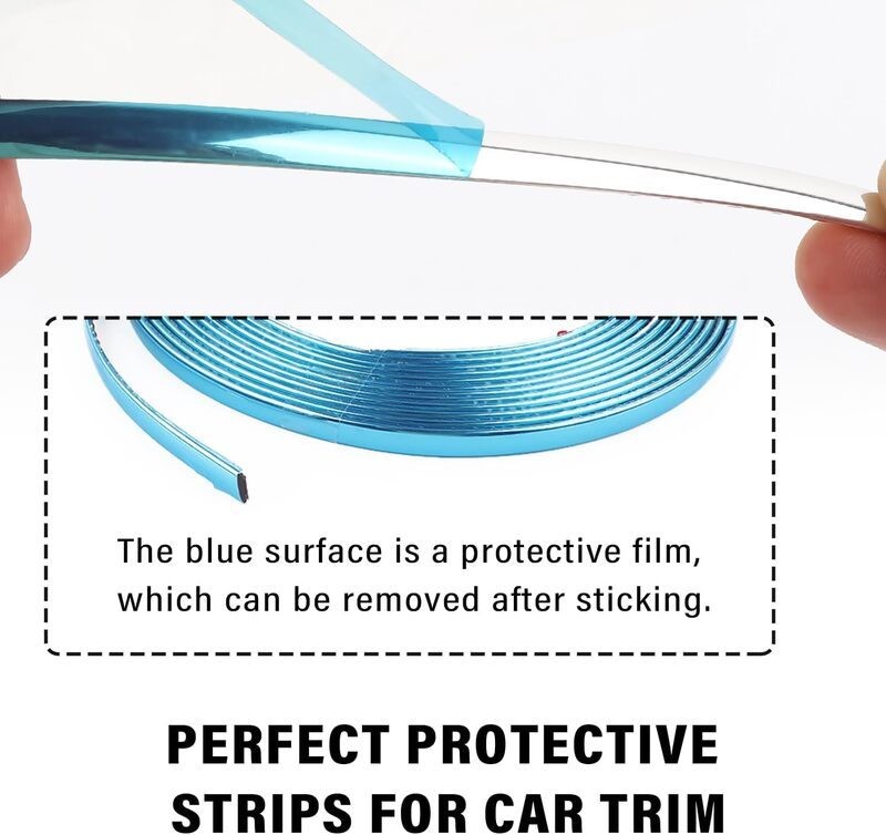 Car Chrome Styling Moulding Trim Strip 15mm x 5M