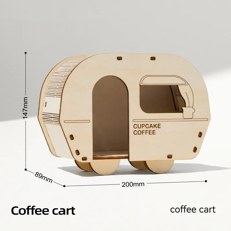 Hamster Special Shelter Wooden Nest Furniture Wooden Room Wooden House Toy