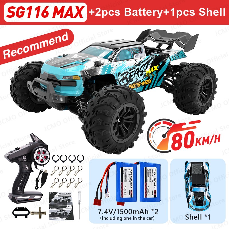 ZLL SG116 MAX RC Car - Brushless 4WD Professional Racing Car