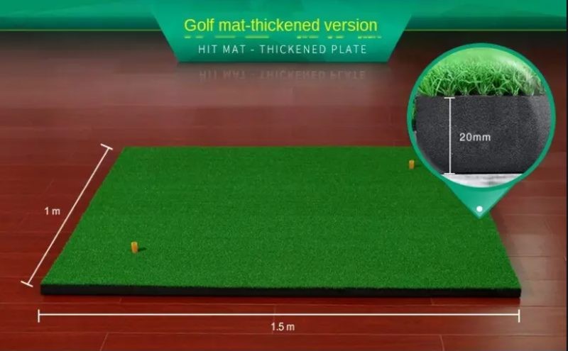 PGM Golf Mat Golf Training Practice Mat Hitting Pad
