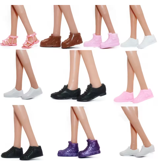 NK Princess 11.5 Inch Doll Shoes Slippers Fashion Doll Shoes 1/6 Doll Accessories 30 CM Babi Doll High Heels Gift DIY Toy JJ