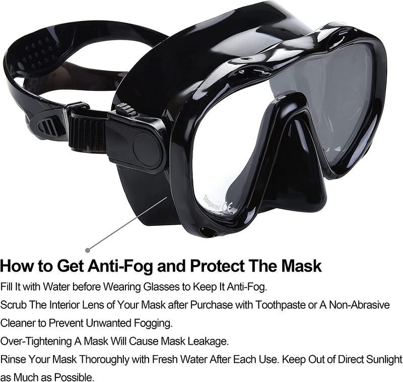Scuba Diving Mask Dive Goggles Snorkel Set