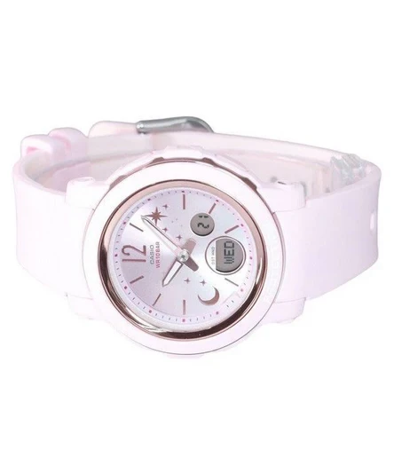 Casio Baby-G Moon And Star Series Analog Digital Resin Strap Pink Dial Quartz BGA-290DS-4A 100M Womens Watch