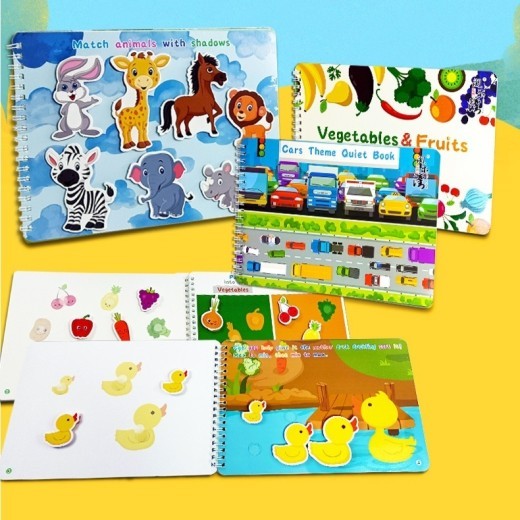 Children's Quiet Book Baby Literacy Card