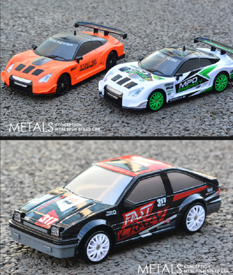 1:24 High-Speed RC Car - Mini Electric Drift Racing Car