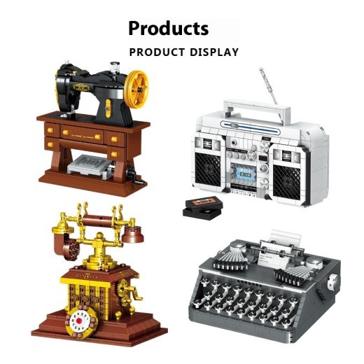 Retro Creative Building Blocks Toy