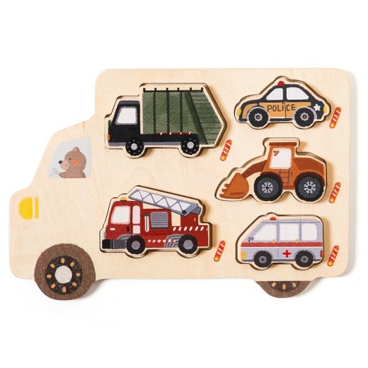 Fashion Baby Early Education Wooden Puzzle Toys