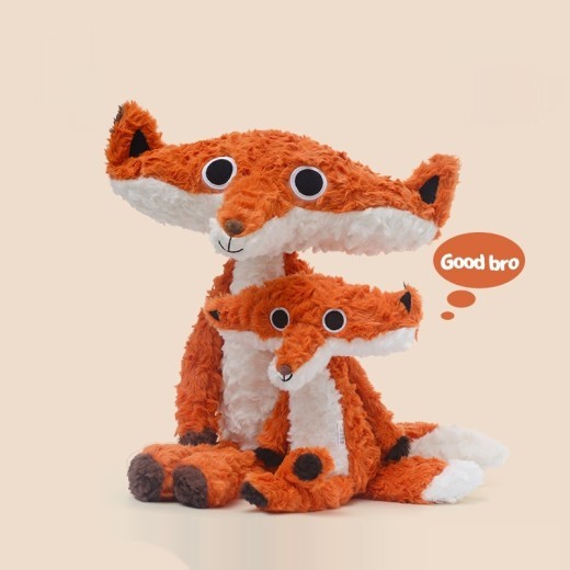 Cute Fox Good Brother Plush Toy Doll
