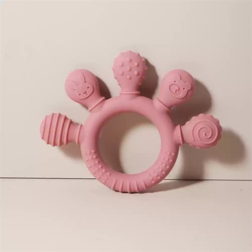 Edible Silicon Hand Holding Teether