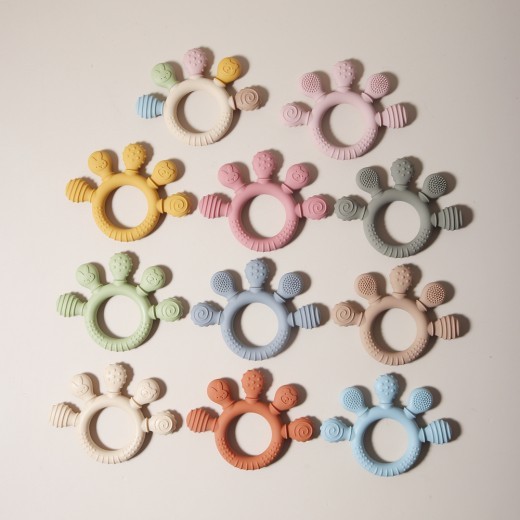 Edible Silicon Hand Holding Teether