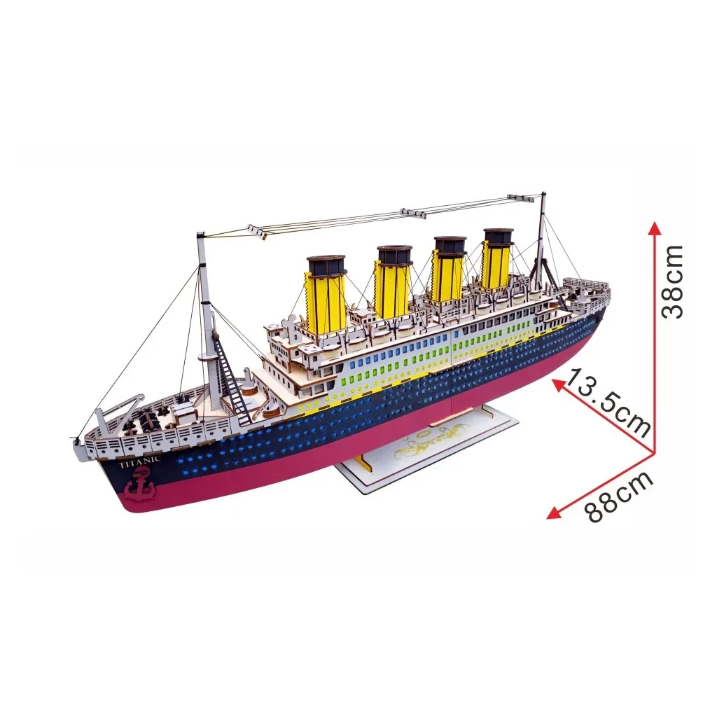 Titanic 3D Jigsaw Puzzle Laser
