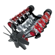 Junior High School Students Physics Experiment Engine V8 Engine Model