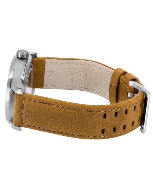 Hamilton Khaki Field Titanium Leather Strap Green Dial Automatic H70545560 100M Men's Watch