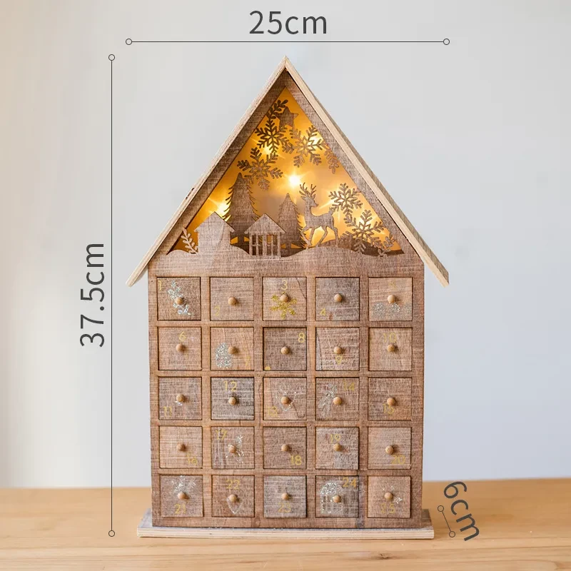 Christmas Gift Box Drawer House Decoration