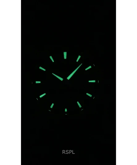 Casio Edifice Slim Line Analog Chronograph Stainless Steel Green Dial Solar EFS-S570D-3A 100M Men's Watch