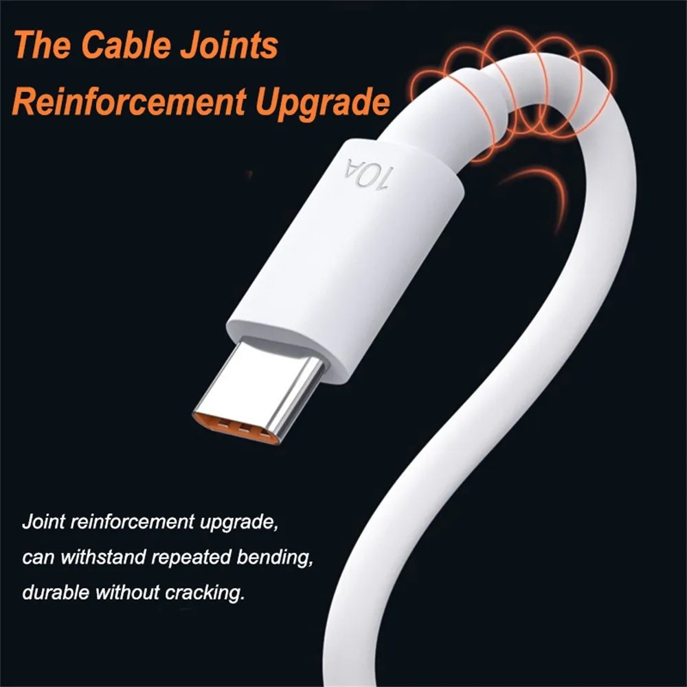 10A 120W Super Fast Charging USB Type-C Cable