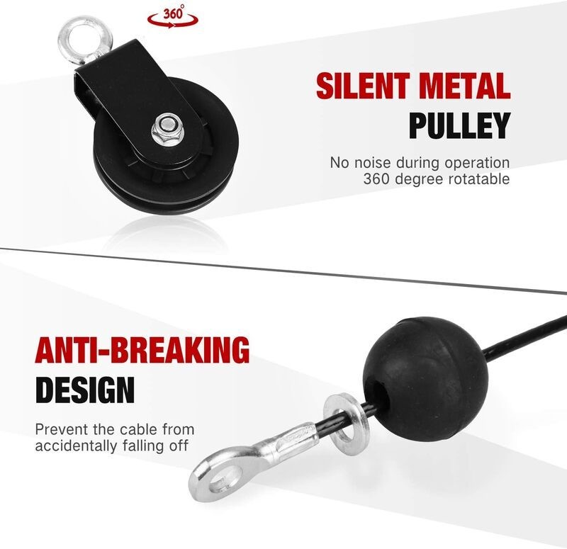 DIY Fitness LAT Lift Pulley System Home Gym