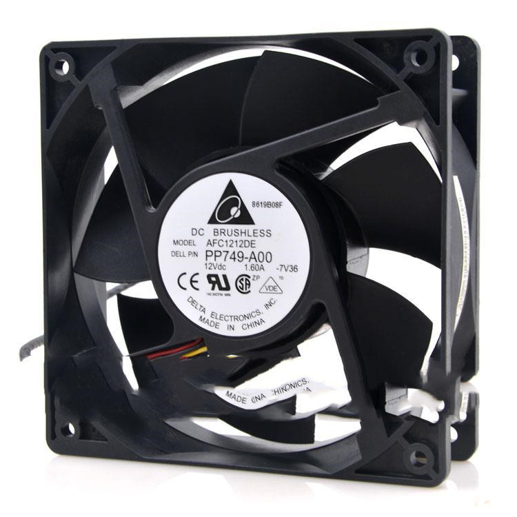 Delta AFC1212DE 12038 12V 1.6A 12CM Gale Volume Ant PWM Speed Control Cooling Fan