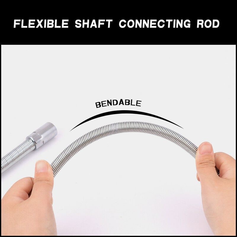 HORUSDY 3-Piece Flexible Socket Extension Bars Shaft Set