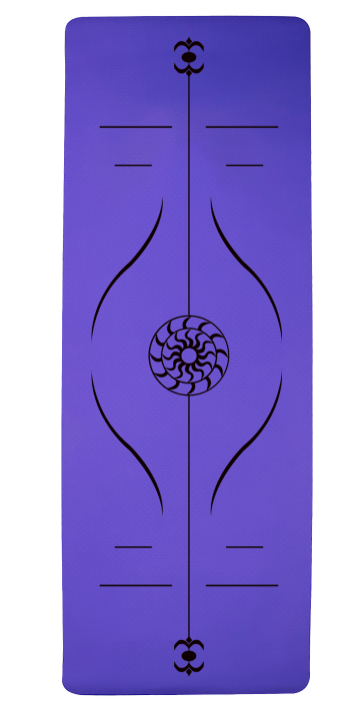 Yoga Mat Posture Line Non-slip Custom Fitness Mat For Beginners Plank Support