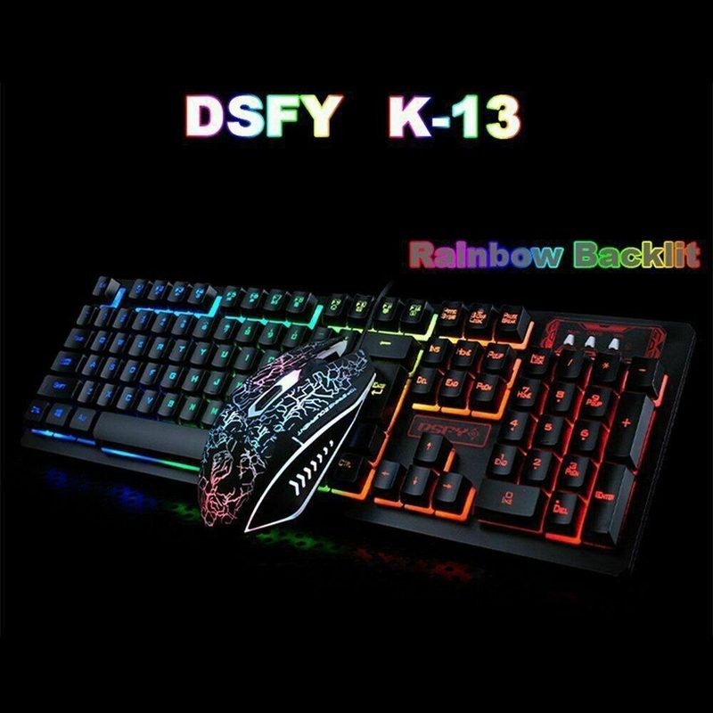 LED Gaming Keyboard & Mouse Combo