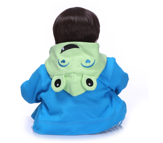 47CM Newborn Baby Dolls Silicone Soft Cloth