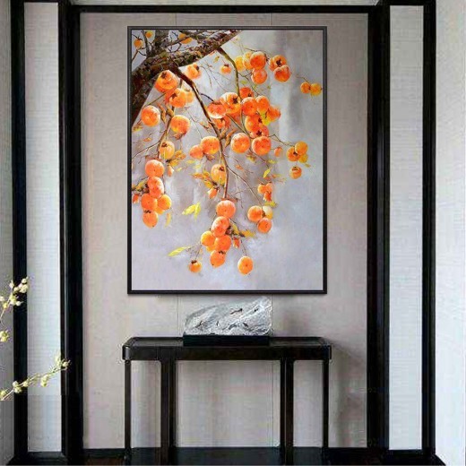 Persimmon All The Best Oil Painting New Chinese Hanging Painting