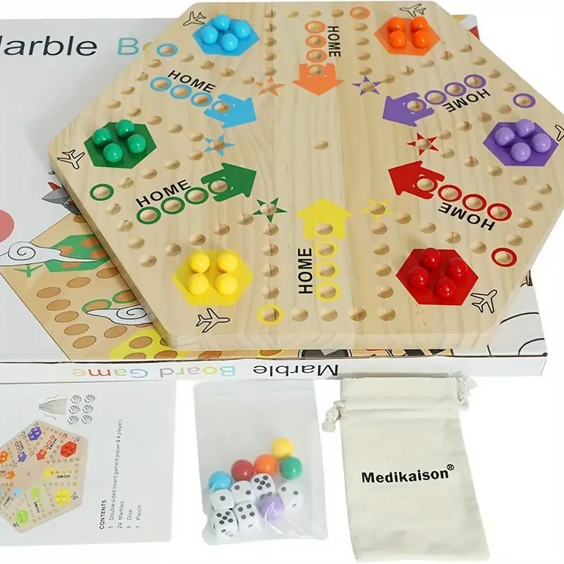 Double-Sided Connect Four & Checkers Set for 4-6 Players - Ideal for Family & Friend Gatherings