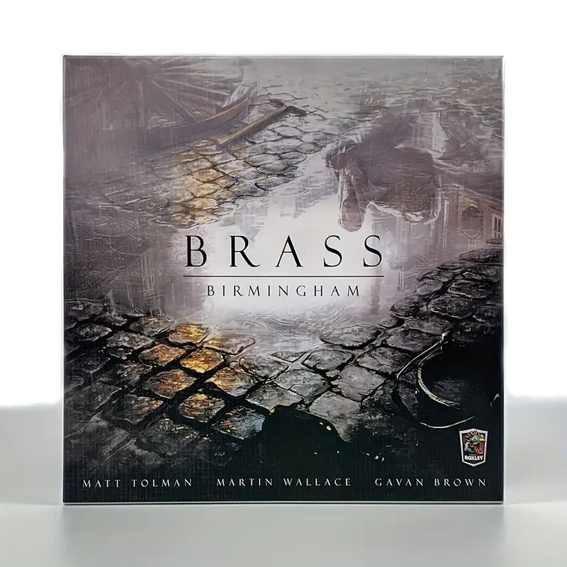 BRASS English Strategy Board Game for Grown Ups - Durable Paper Material