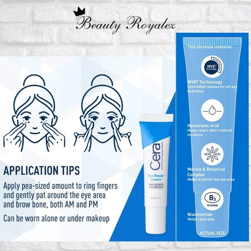 Retinol Anti-wrinkle Eye Cream - Removes Dark Circles, Eye Bags, and Puffiness