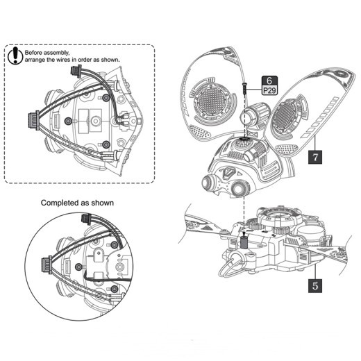 Robotime Rokr Scout Beetle ABS Plastic Metal Punk Style 3D Puzzle Gift For Kids Adults Easy Assembly Mechanical Design Game Toys