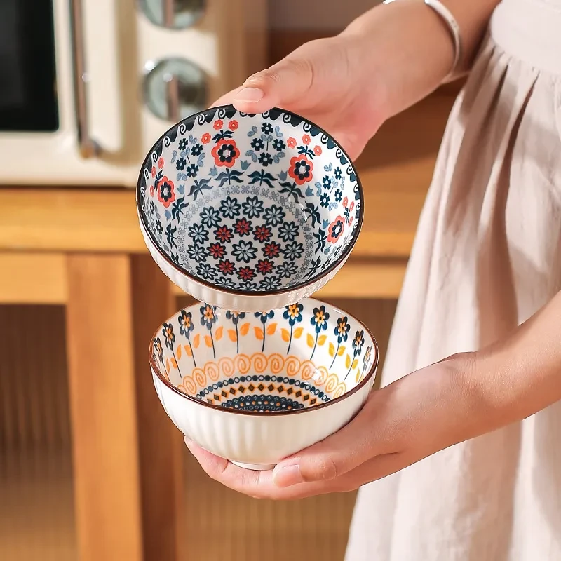 Tableware Ceramic Bowl Household Rice Bowl