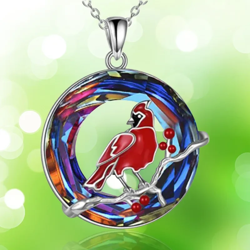 Animal Crystal Female Pendant Necklace