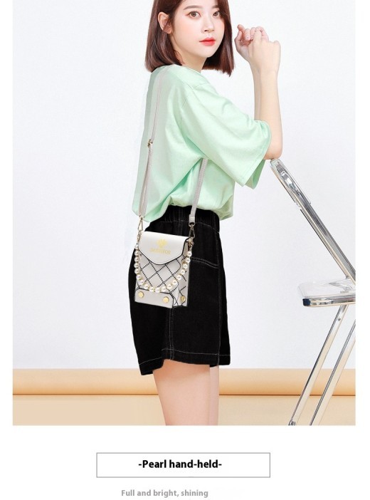 Stylish Good Texture One-shoulder Versatile Western Style Mini Bag