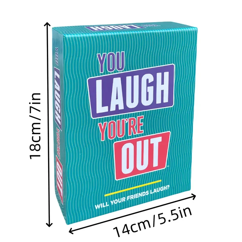 125 Cards for The "You Laugh, You'Re Out" Game - a Fun Party Game