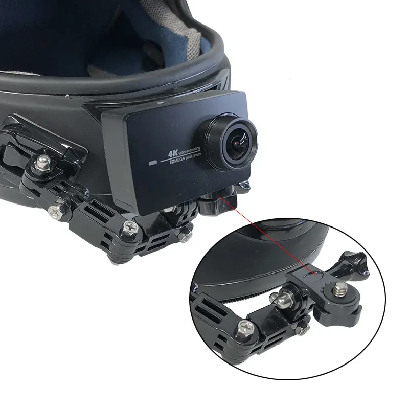 Camera bracket motorcycle helmet