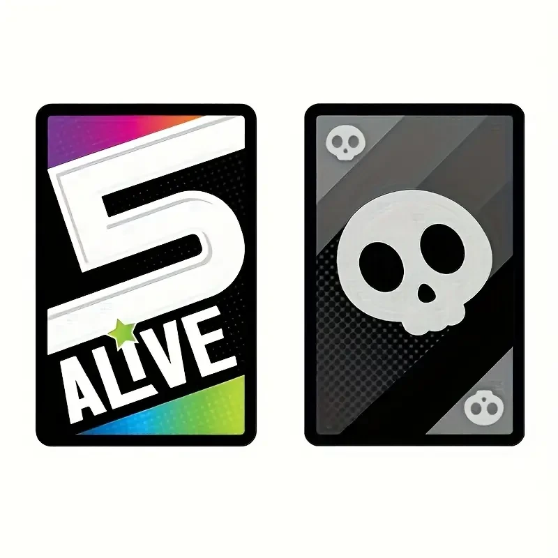 5-card game set, suitable for 2-6 people