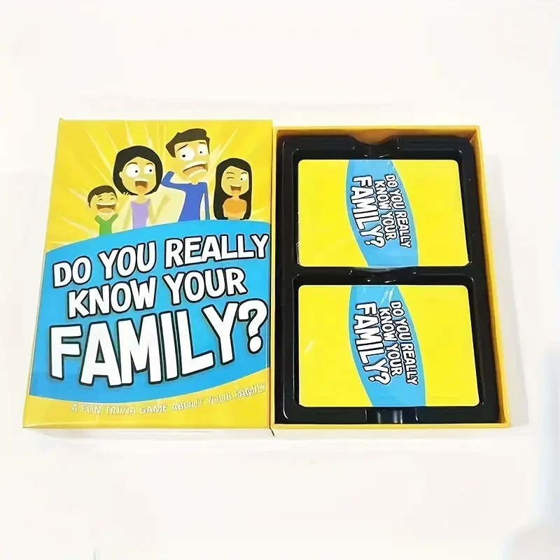 Family Trivia Game - Interactive Card Game for All Ages 14+