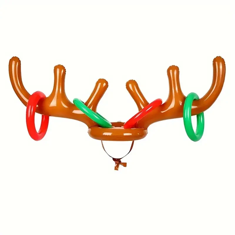 2 Sets of Inflatable Reindeer Antler Games