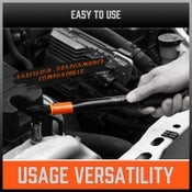 HORUSDY Click Torque Wrench Ratchet Socket Adaptor Extension 1/4" Drive