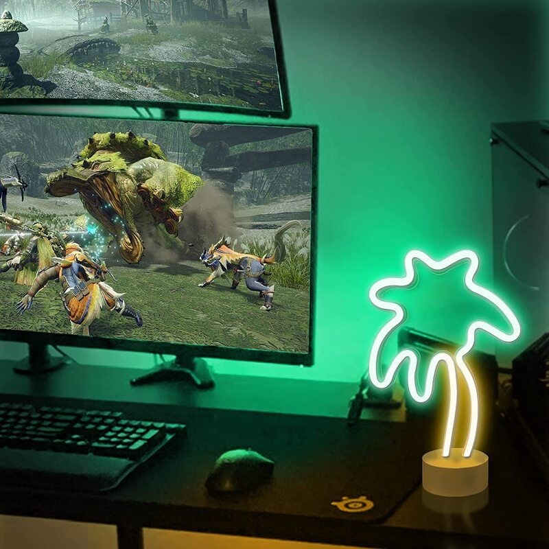 Neon Sign LED Bar Night Light Desk Lamp