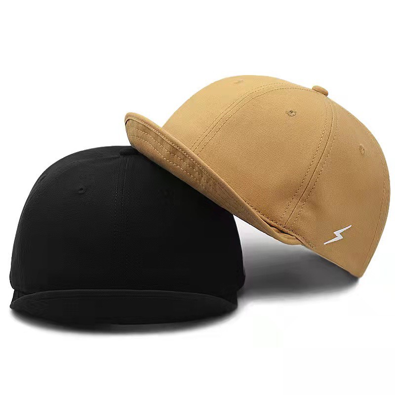 Flip-brim Big Head Embroidery Trend Wild Fashion Casual