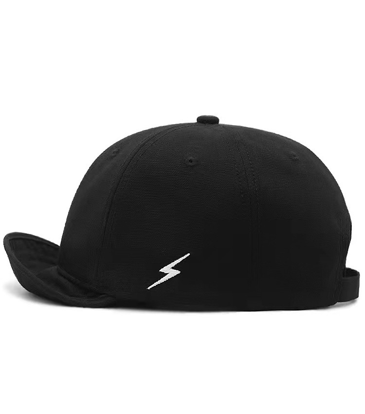 Flip-brim Big Head Embroidery Trend Wild Fashion Casual