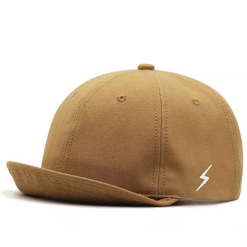 Flip-brim Big Head Embroidery Trend Wild Fashion Casual
