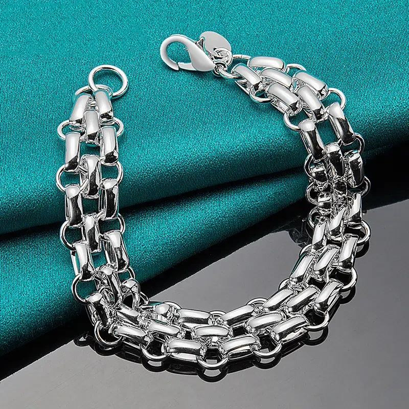1pc Stylish Unisex 925 Sterling